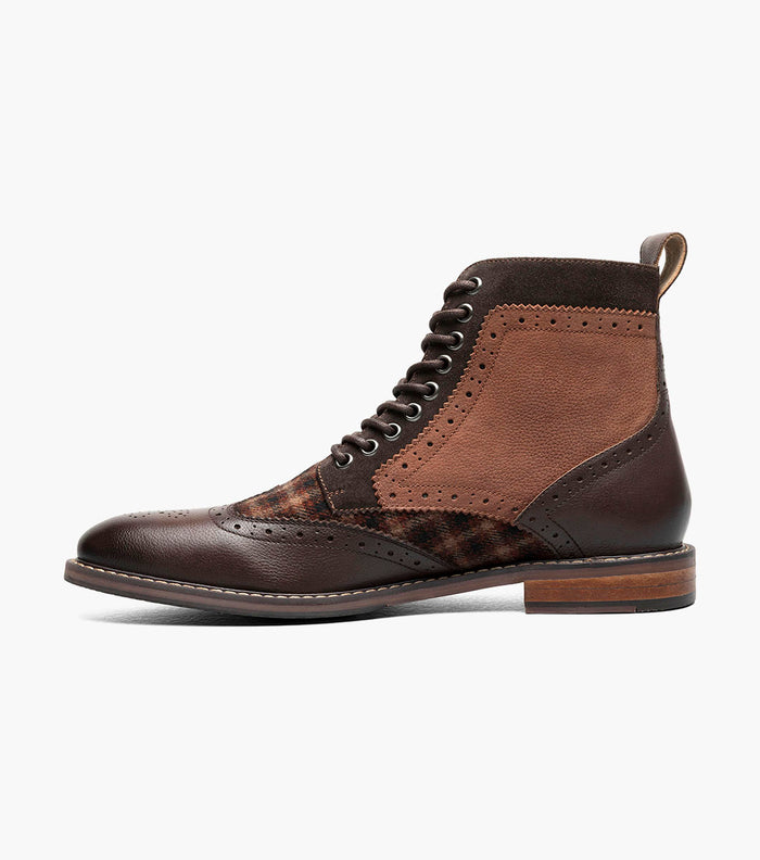Stacy Adams Finnegan Wingtip Lace Up Boot by Stacy Adams Shoes