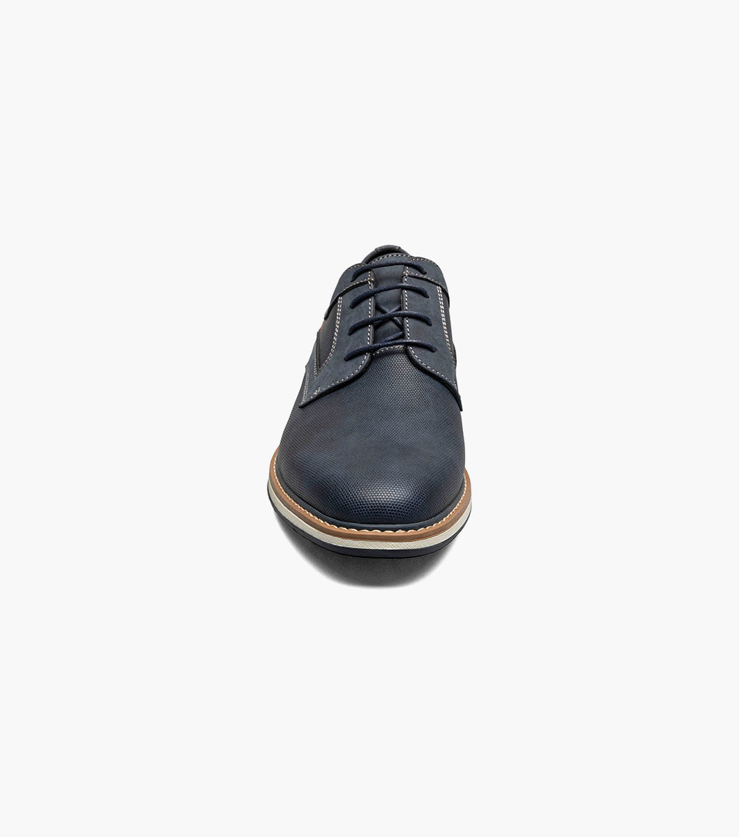 Stacy Adams PHINEAS Plain Toe Oxford Navy by Stacy Adams Shoes