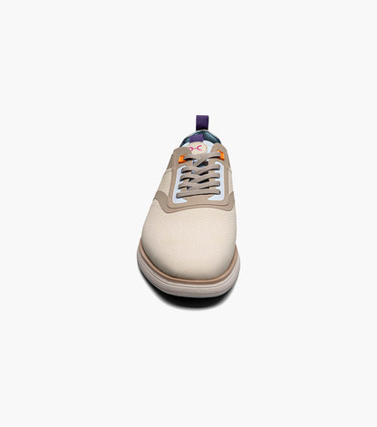 EVERIDGE Plain Toe Elastic Lace Up