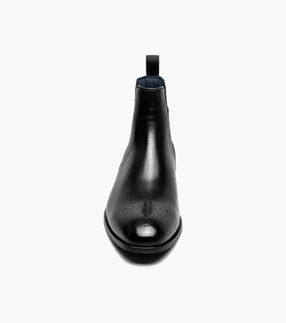 Stacy Adams BRADLEY Plain Toe Chelsea Boot Black by Stacy Adams Shoes