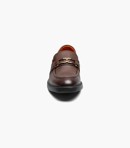 Stacy Adams TODRIDGE Moc Toe Bit Slip On Brown Tumbled by Stacy Adams Shoes