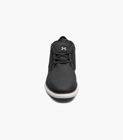 Stacy Adams EASTMONT Plain Toe Elastic Lace Chukka Boot Black by Stacy Adams Shoes