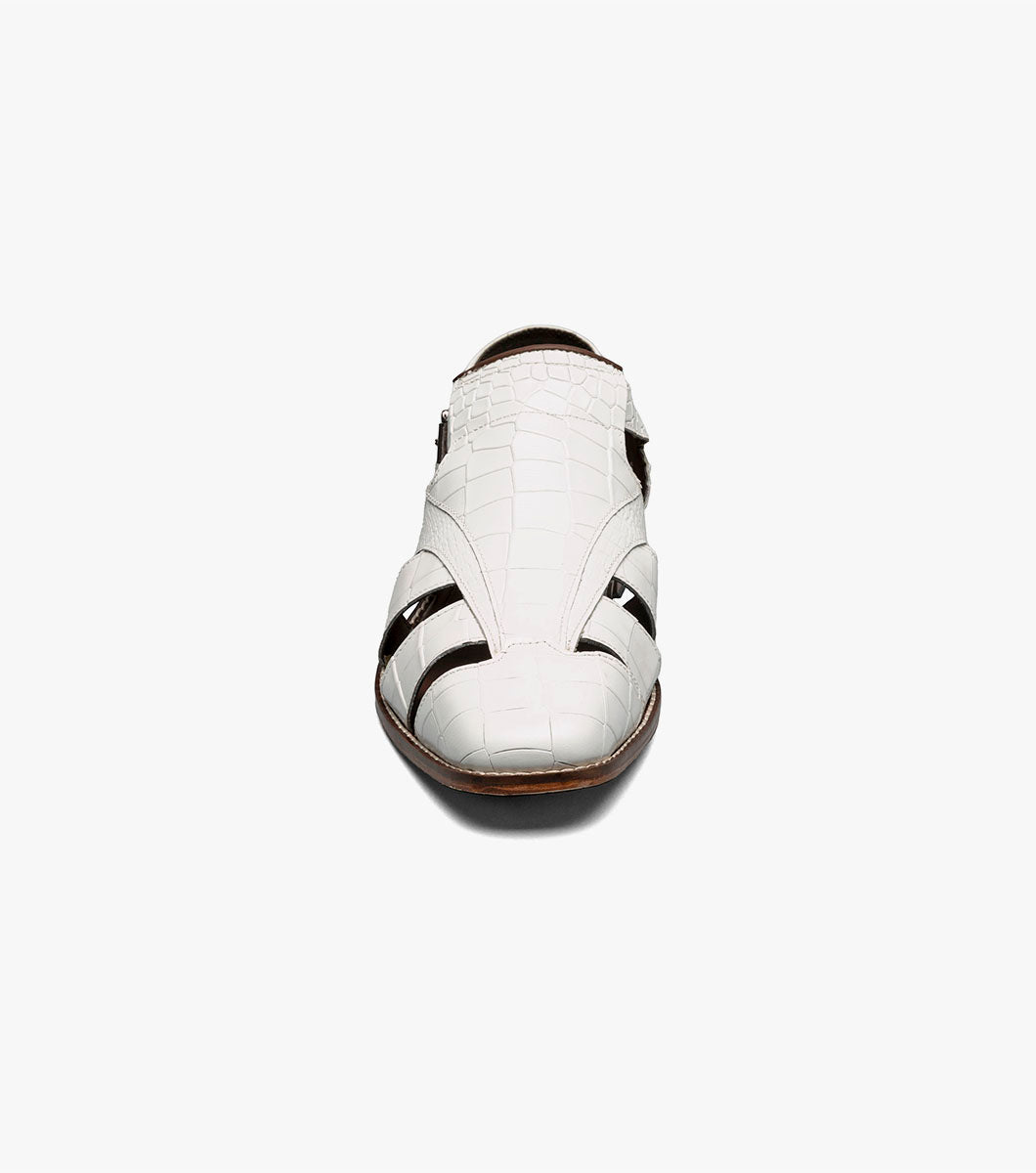 Stacy Adams CALANDRO City Sandal White by Stacy Adams Shoes