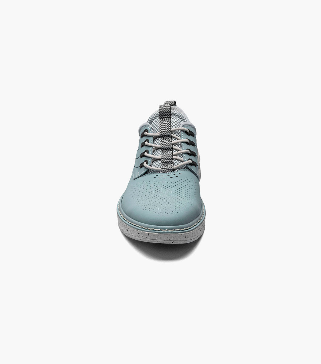 Stacy Adams BARNA Plain Toe Lace Up Light Blue by Stacy Adams Shoes