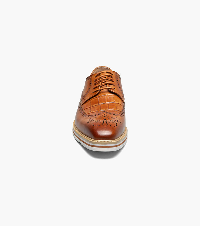 Stacy Adams BEAUMONT Wingtip Oxford Tan by Stacy Adams Shoes
