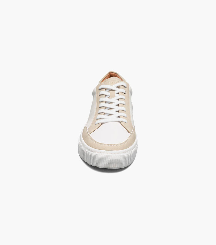 Stacy Adams DORIAN Lace To Toe Sneaker White by Stacy Adams Shoes