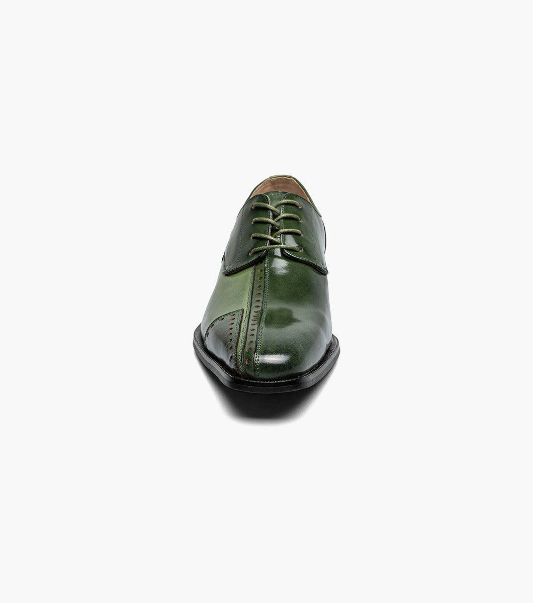 Stacy Adams PALMENTO Modified Cap Toe Oxford Green Multi by Stacy Adams Shoes