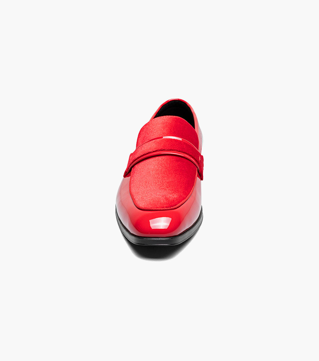 Stacy Adams SPRATLEY Moc Toe Saddle Slip On Red by Stacy Adams Shoes