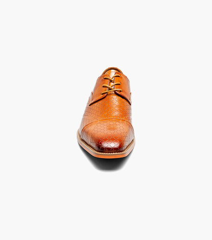 Stacy Adams HOBSON Cap Toe Oxford Tan by Stacy Adams Shoes