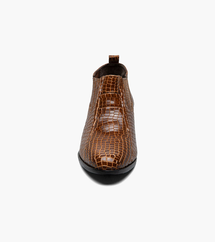 Stacy Adams SANDOVAL Cuban Heeled Boot Cognac by Stacy Adams Shoes