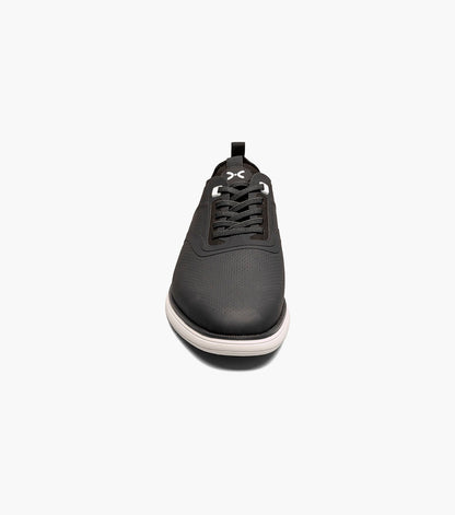 EVERIDGE Plain Toe Elastic Lace Up