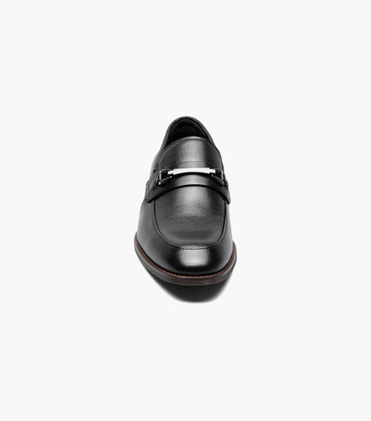 Stacy Adams KAYLOR Moc Toe Bit Slip On Black by Stacy Adams Shoes