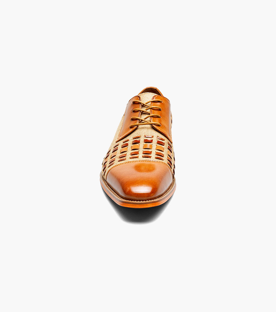 Stacy Adams HALSTEAD Cap Toe Oxford Tan Multi by Stacy Adams Shoes