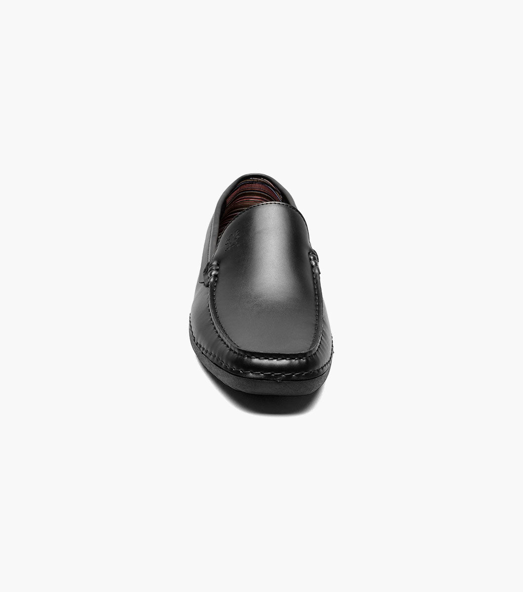 Stacy Adams DEL Moc Toe Slip On Black by Stacy Adams Shoes