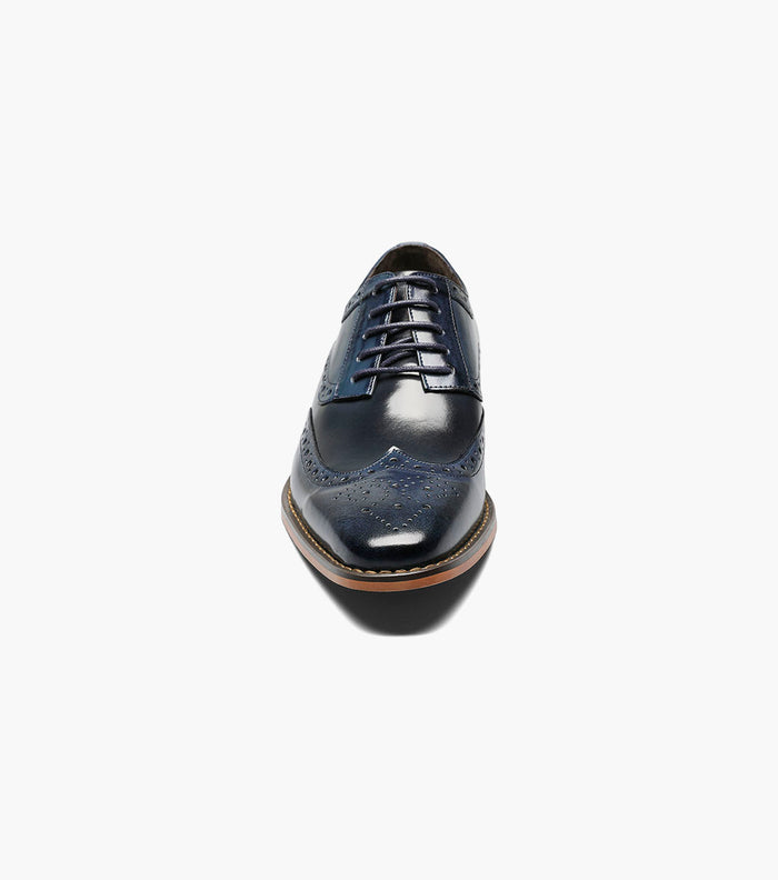 Stacy Adams TINSLEY Wingtip Oxford Cobalt Multi by Stacy Adams Shoes