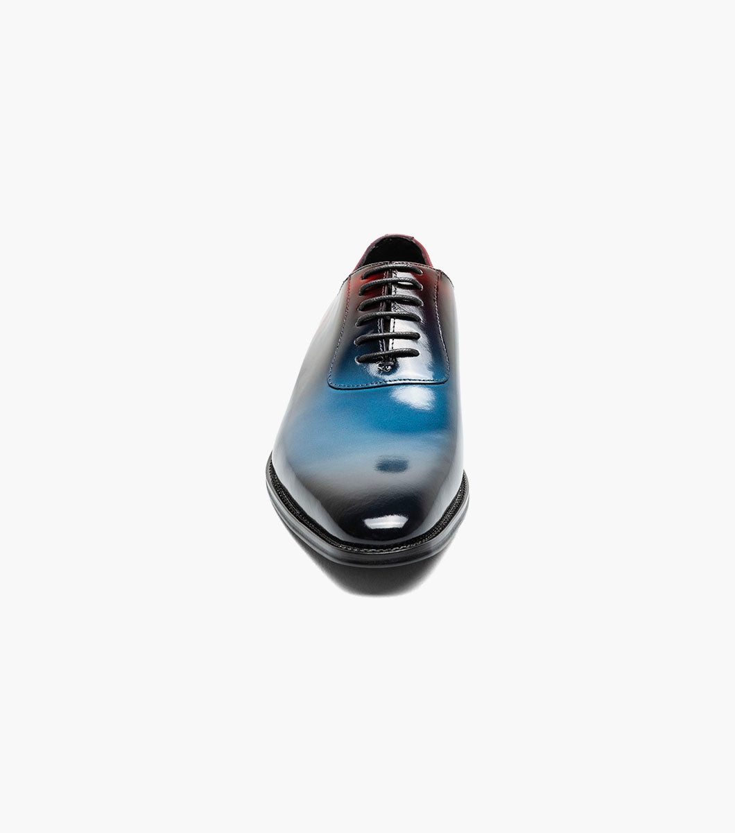 Stacy Adams SHAFFER Plain Toe Oxford Navy Multi by Stacy Adams Shoes
