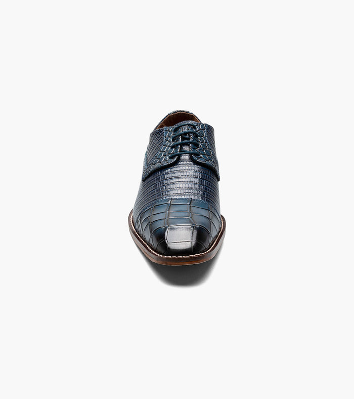 Stacy Adams TEDESCO Cap Toe Oxford Blue by Stacy Adams Shoes
