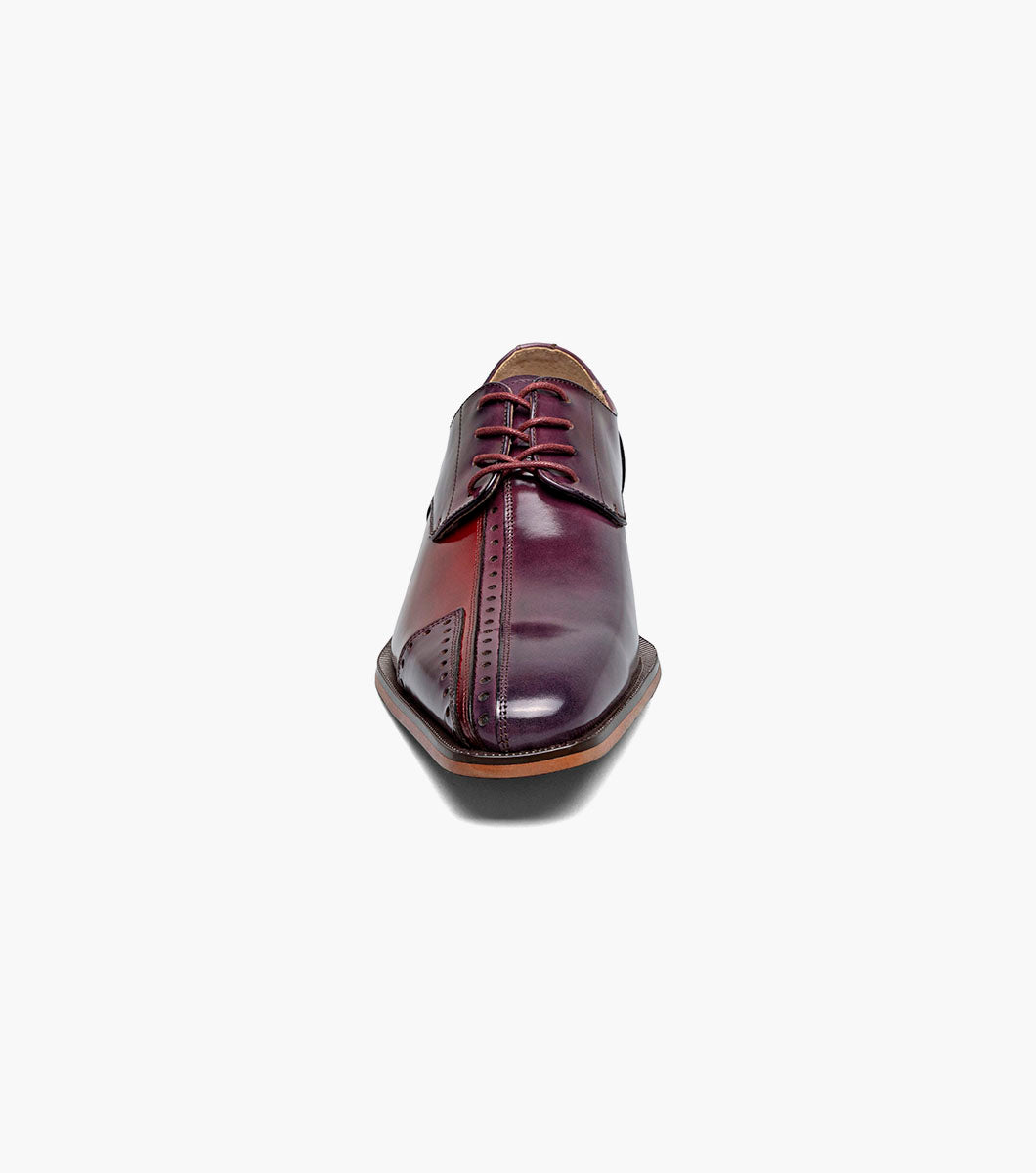 Stacy Adams PALMENTO Modified Cap Toe Oxford Burgundy Multi by Stacy Adams Shoes