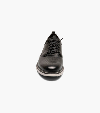 Stacy Adams SYNC Plain Toe Elastic Lace Up Black by Stacy Adams Shoes