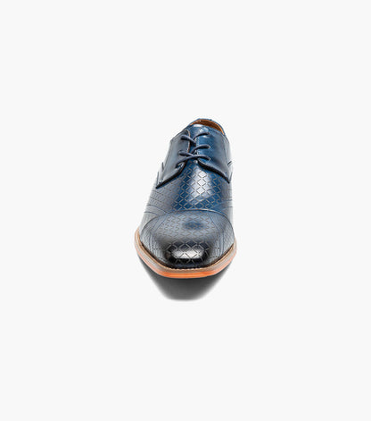 Stacy Adams HOBSON Cap Toe Oxford Blue by Stacy Adams Shoes