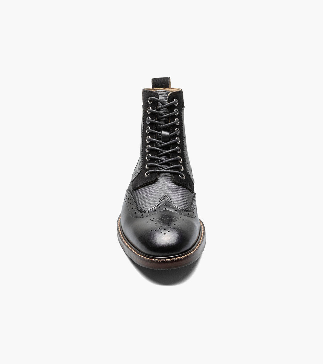 Stacy Adams FINNEGAN Wingtip Lace Up Boot Black Multi by Stacy Adams Shoes