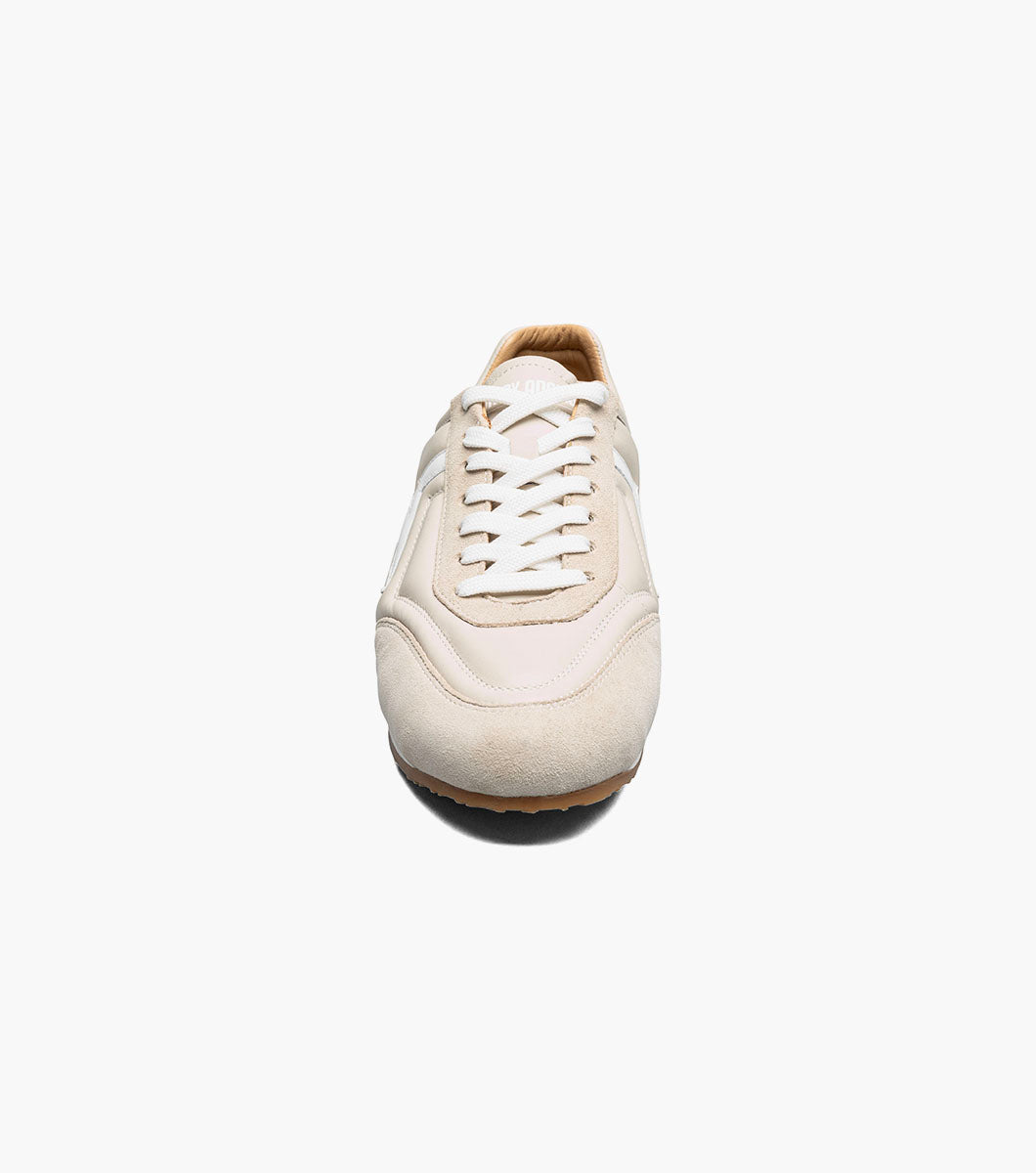 Stacy Adams ACTION 150 Sporty Lace Up Cream by Stacy Adams Shoes