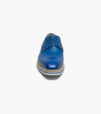 Stacy Adams BARRINGER Plain Toe Oxford Blue by Stacy Adams Shoes