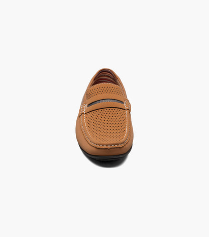 Stacy Adams CORBY Moc Toe Saddle Slip On Tan by Stacy Adams Shoes