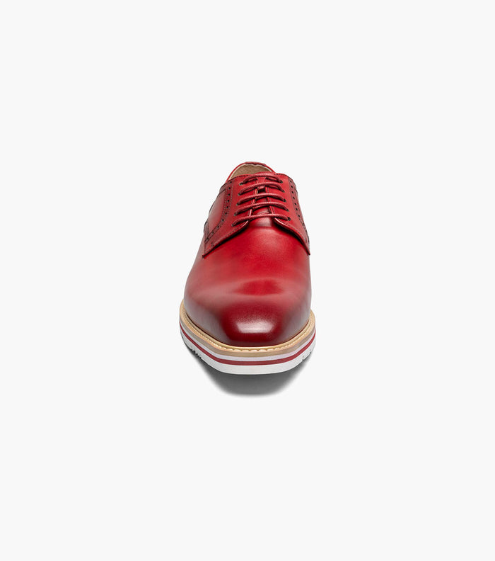 Stacy Adams BARRINGER Plain Toe Oxford Red by Stacy Adams Shoes