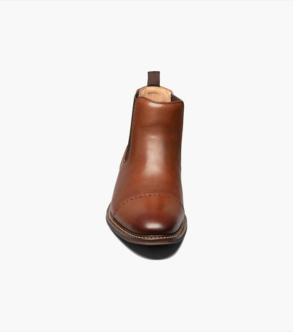 Stacy Adams MAURY Cap Toe Chelsea Boot Chocolate by Stacy Adams Shoes