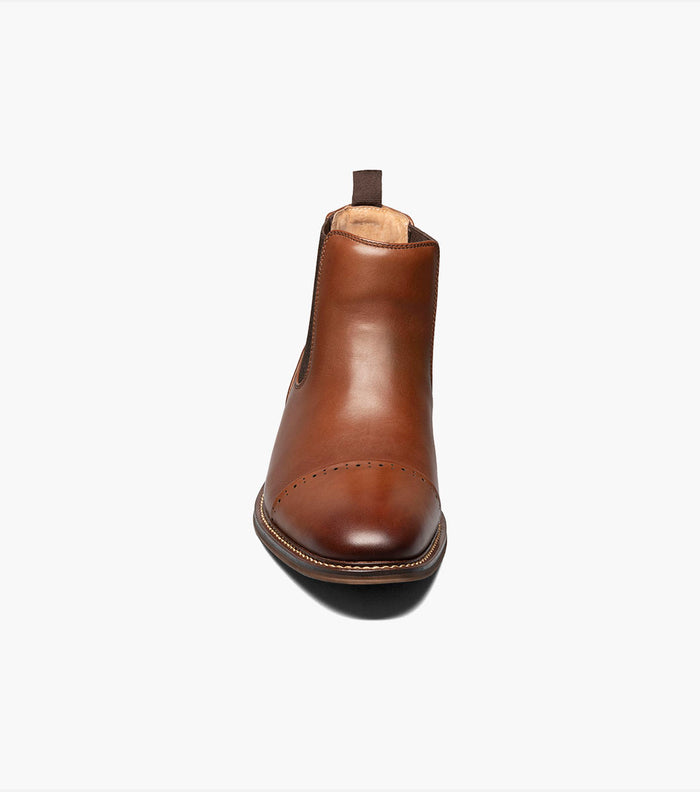 Stacy Adams MAURY Cap Toe Chelsea Boot Chocolate by Stacy Adams Shoes