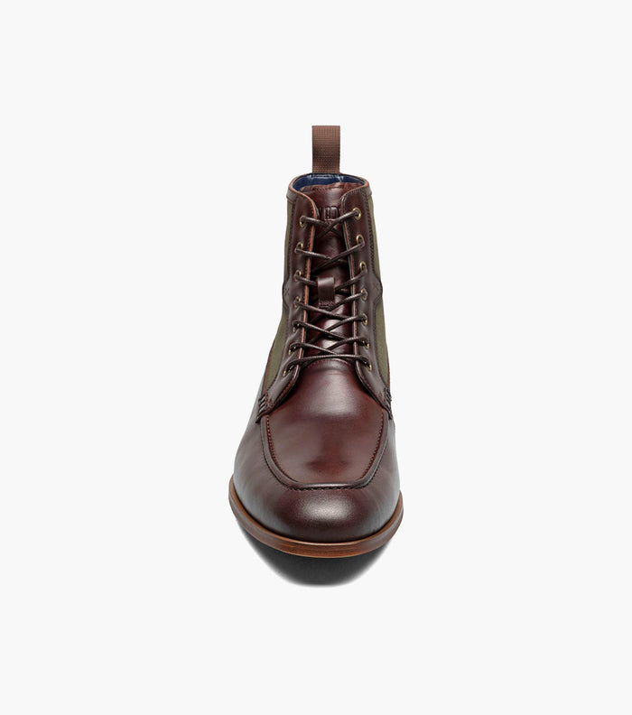 Stacy Adams BRUMLEY Moc Toe Lace Up Boot Brown Multi by Stacy Adams Shoes