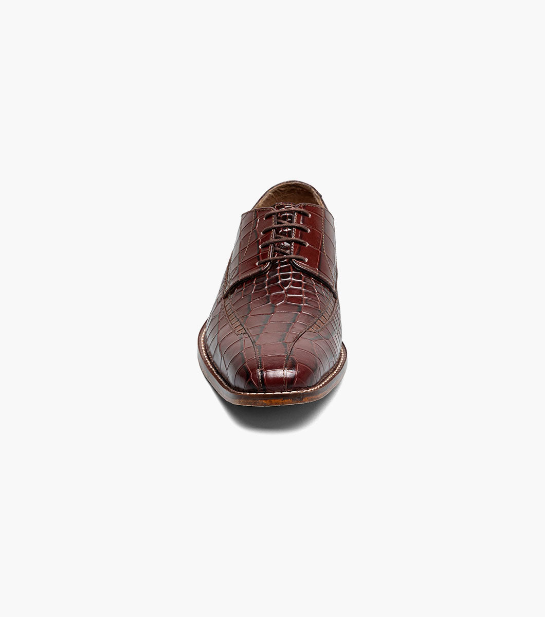 Stacy Adams GABARDO Bike Toe Oxford Cognac by Stacy Adams Shoes