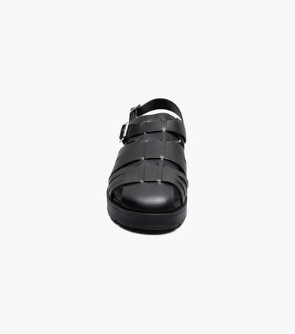 Stacy Adams LARGO Slingback Buckle Sandal Black by Stacy Adams Shoes