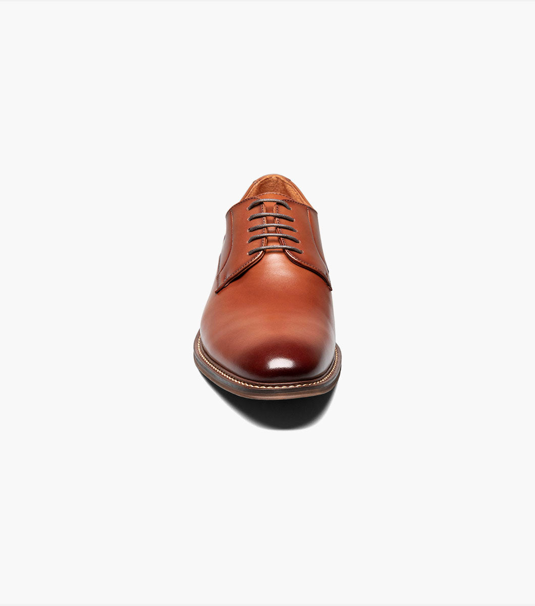 Stacy Adams MARLTON Plain Toe Oxford Cognac by Stacy Adams Shoes
