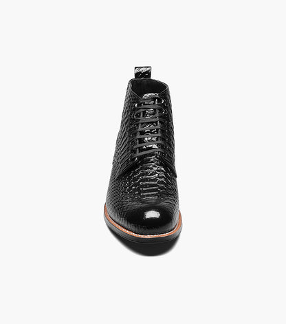 Stacy Adams Madison Anaconda Plain Toe Boot by Stacy Adams Shoes