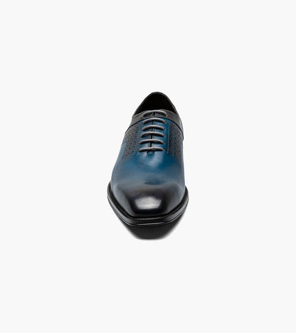 Stacy Adams HALLOWAY Plain Toe Oxford Blue Multi by Stacy Adams Shoes