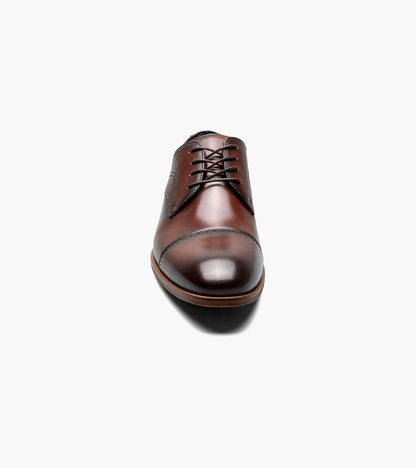 Stacy Adams BRYANT Cap Toe Oxford Brown by Stacy Adams Shoes