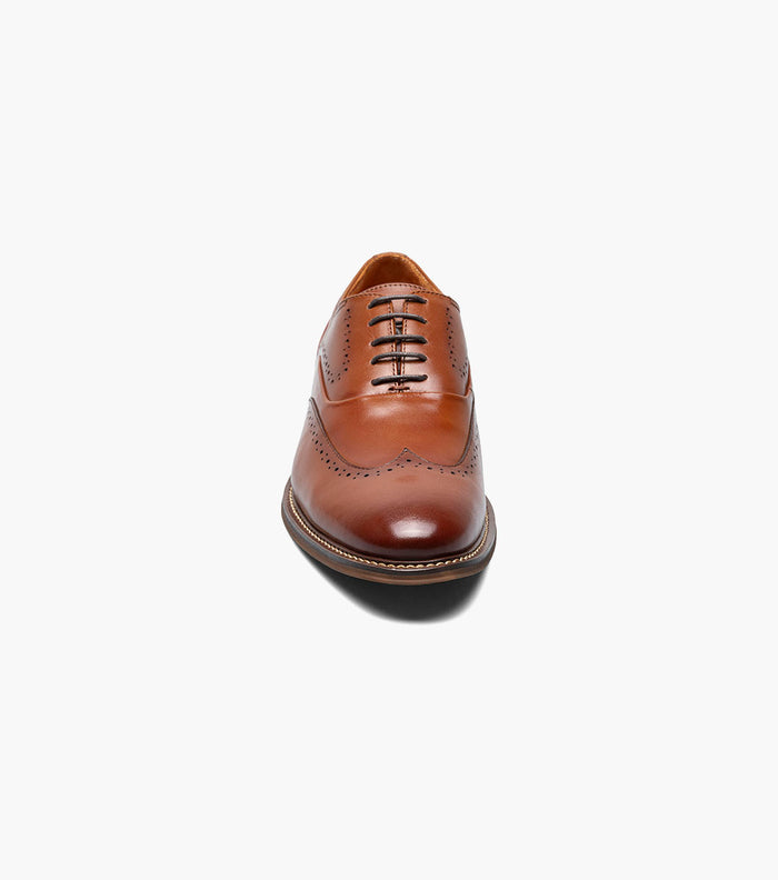 Stacy Adams MACARTHUR Wingtip Oxford Cognac by Stacy Adams Shoes