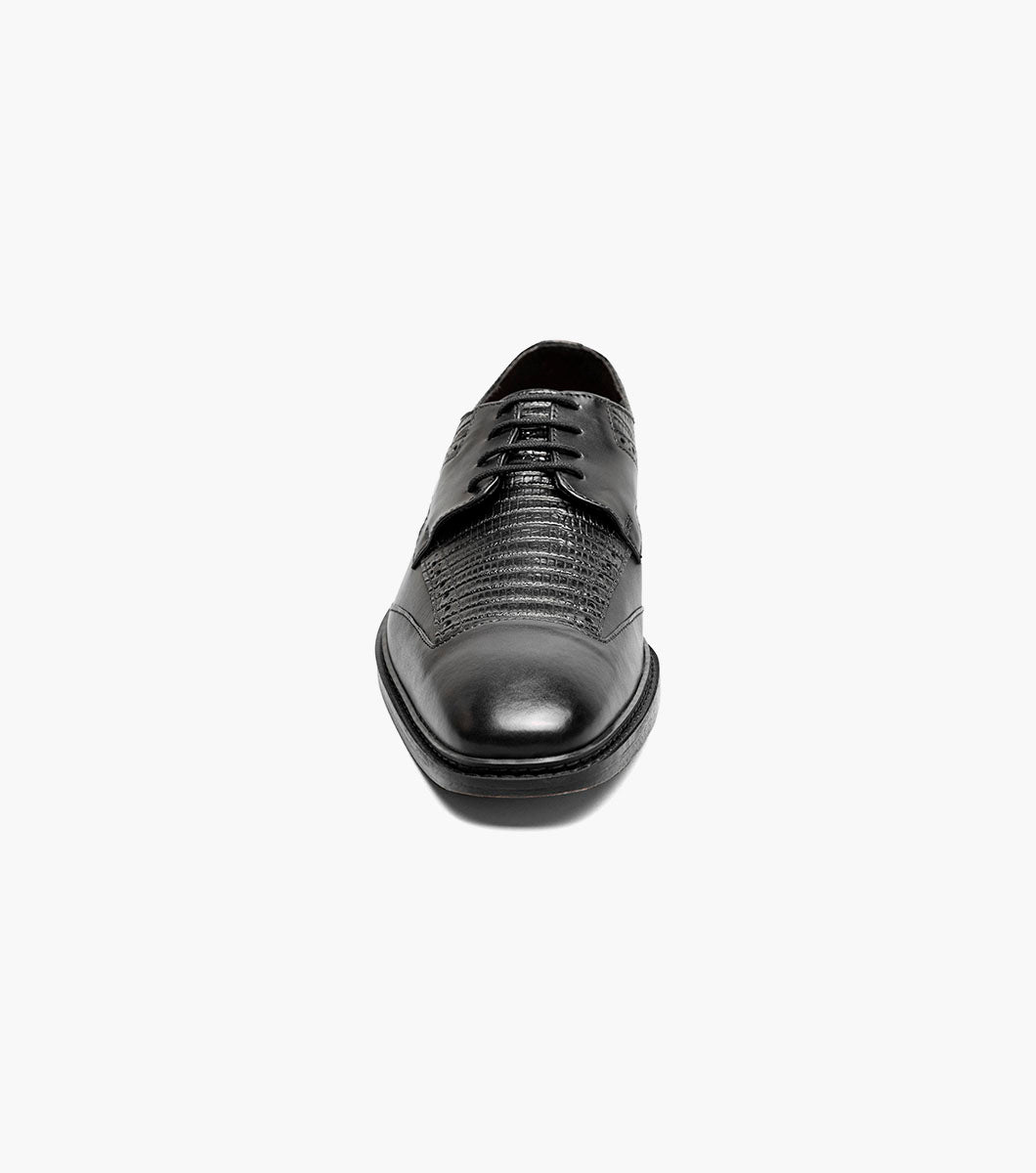 Stacy Adams GAMBETTA Modified Cap Toe Oxford Black by Stacy Adams Shoes