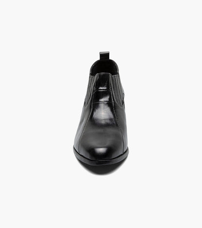 Stacy Adams SOTARO Cuban Heeled Boot Black by Stacy Adams Shoes
