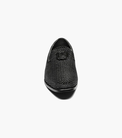 Stacy Adams SWAGGER Studded Slip On Black by Stacy Adams Shoes