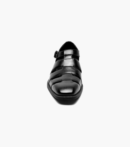 Stacy Adams CALDERON Closed Toe City Sandal Black by Stacy Adams Shoes
