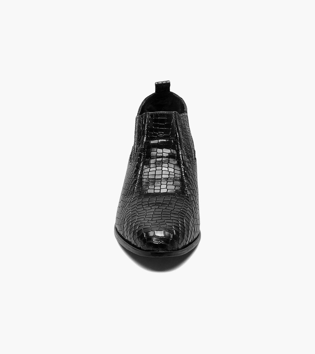 Stacy Adams SANDOVAL Cuban Heeled Boot Black by Stacy Adams Shoes