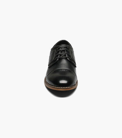 Stacy Adams KIDS DICKINSON Cap Toe Oxford Black by Stacy Adams Shoes