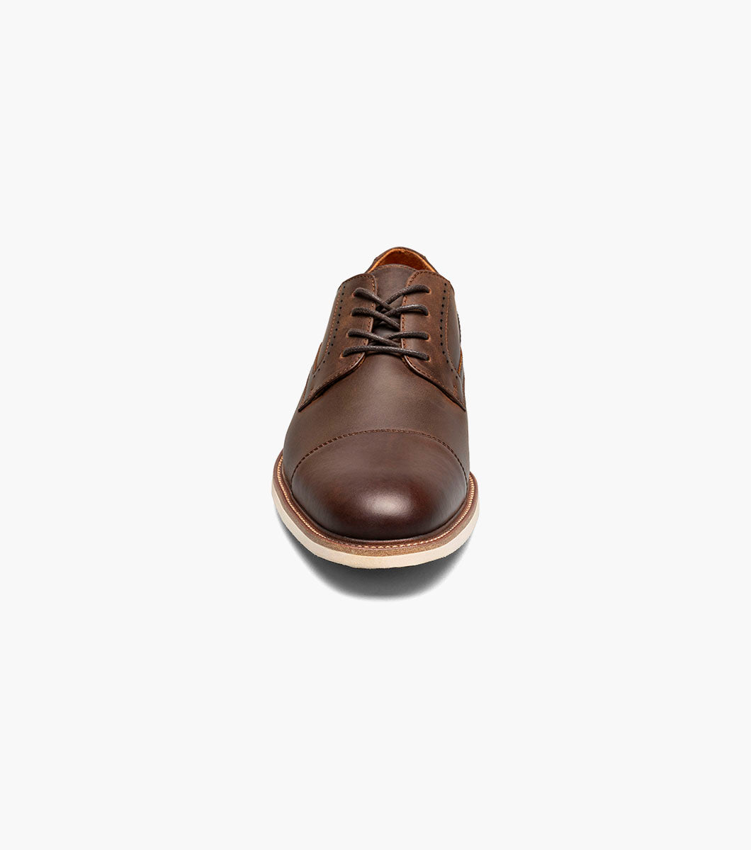 Stacy Adams WESBRIDGE Cap Toe Oxford Brown CH by Stacy Adams Shoes
