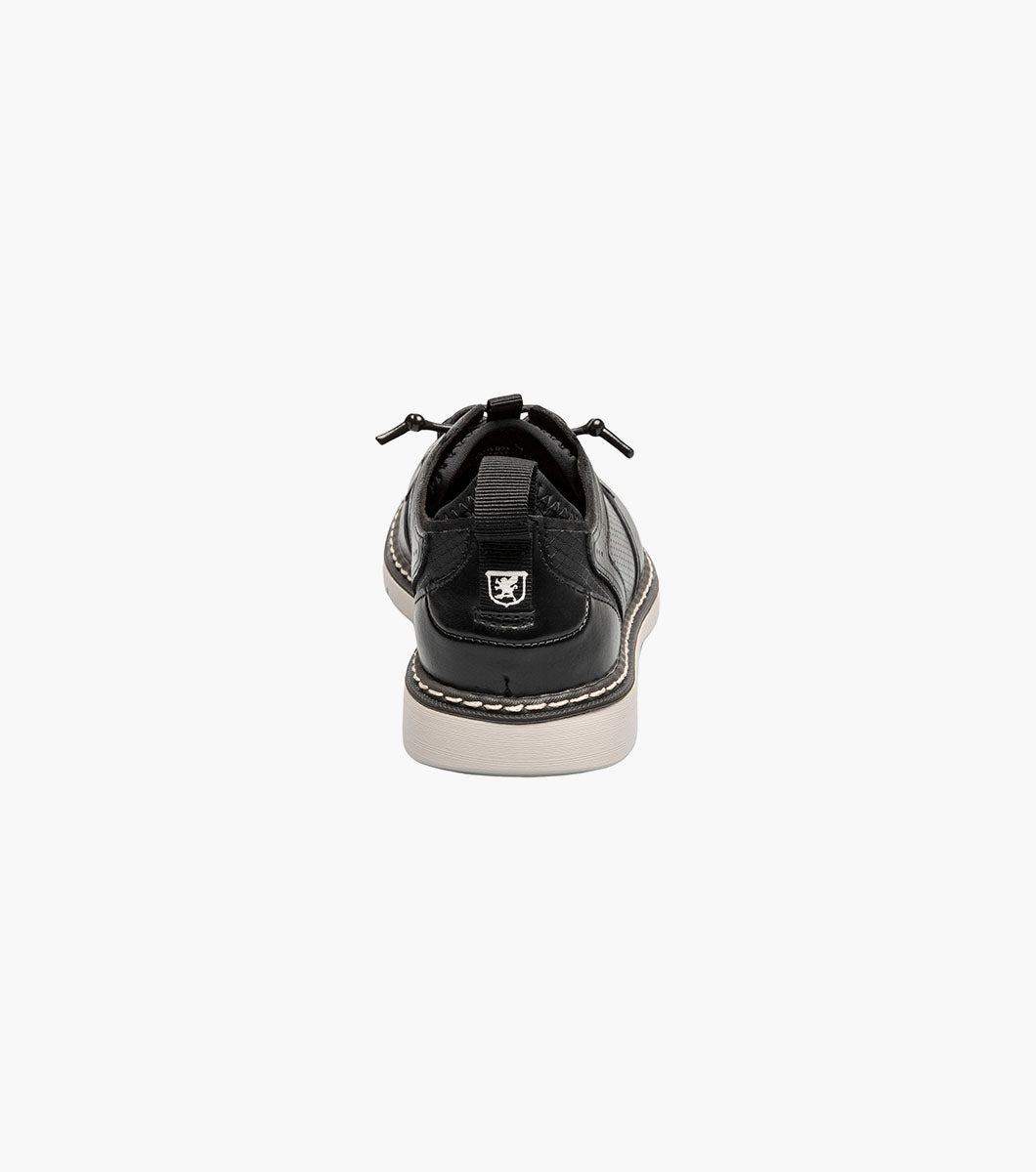 Stacy Adams Kids Sync Plain Toe Elastic Lace Up by Stacy Adams Shoes