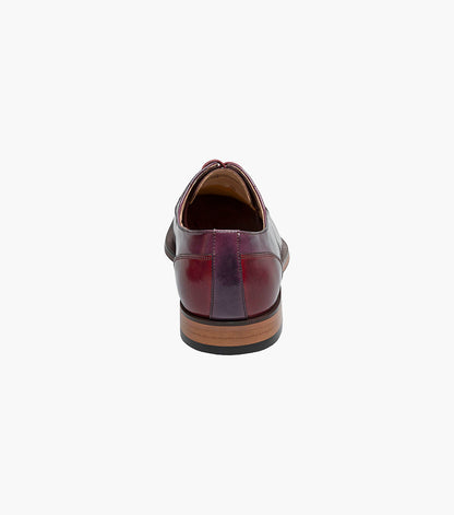 Stacy Adams PALMENTO Modified Cap Toe Oxford Burgundy Multi by Stacy Adams Shoes