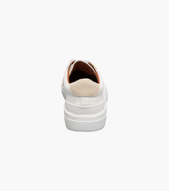 Stacy Adams DORIAN Lace To Toe Sneaker White by Stacy Adams Shoes
