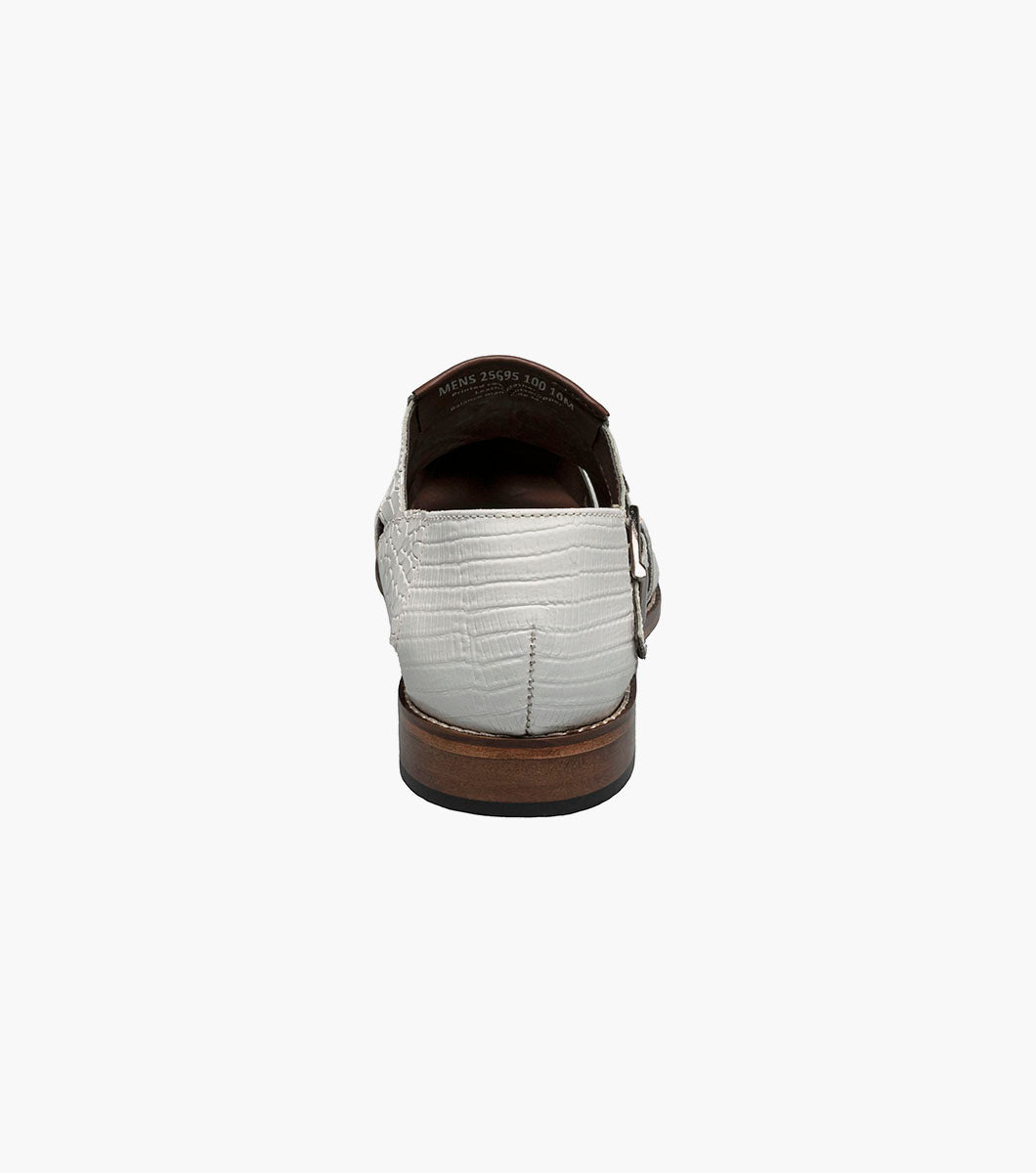Stacy Adams CALANDRO City Sandal White by Stacy Adams Shoes